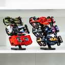 Brickify Shelf Display Riser Compatible With LEGO Speed Champions - Cars NOT Included - Display Your Collection - Space Saving Display Solution (Starter Pack)