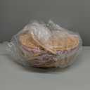 ZORMY 15" Wicker Picnic Baskets with Removable Liner, Empty Picnic Basket with Lid, Picnic Hamper with Folding Woven Handles for Picnic, Camping, Outdoor, Halloween, Thanks Giving - WhiteKapok