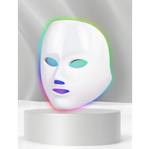 Red Light Mask for Face, 7 Custom Modes with Infrared, 850nm Infrared & Red Light Masks, Portable with Timer for Home Use