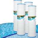 Pool Filters Cartridge Compatible with Unicel C-7471, Filbur FC-1977, Clean and Clear Plus 420, Pleatco PCC105, 178584, R173576, 817-0106, CCP420, 105 Sq. Ft.,4 Pack