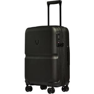 ANTLER - Single Stripe Hardside Carry On Luggage, 21.7x14.2x9.1 Inch 40L, Lightweight, 4 Spinner Wheels - Adjustable Handle, Expandable, Small Suitcase Airline Approved, TSA Lock - Black