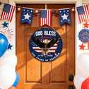 3 x 250 Anniversary USA Merchandise 4th of July Decorations Outdoor Door Sign 250th Anniversary Decorations 4th of July Decor (BLACK)