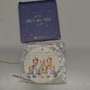 Religious Ornaments for Christmas Tree 2025 - Faith, Catholic Gifts for Women, Families, Friends, Children - O Holy Night Angel Ceramic Ornament - Angel Singing Choir Christmas Ornaments