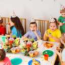 2 Pcs Art Paint Party Treat Stand with 48 Treat Cones Multicolor Paint Cupcake Stand Art Theme Painting Splatter Holder Dessert Holder Decoration for Birthday Baby Shower Supplies