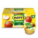 Mott's Applesauce, 4 Oz Cups, 18 Count, No Artificial Flavors, Good Source Of Vitamin C, Nutritious Option For The Whole Family Exp. 06/20/27