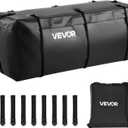 VEVOR Hitch Cargo Carrier Bag, Waterproof 840D PVC, 59.84 x 23.9 x 24.02 in (20 Cubic Feet), Heavy Duty Cargo Bag for Truck Bed Storage with 8 Reinforced Straps, Suitable for Car Vans Hitch Basket