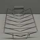 Stainless Steel Turkey Roasting V Rack 14.2x10x4.7 inch, Rib Racks for Smoking and Grilling, Turkey Roaster Racks for Big Green Egg, Dishwasher Safe