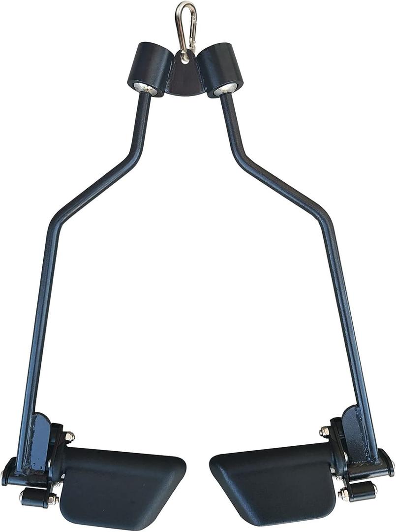 KORIKAHM Adjustable Lat Pull down Bar, Cable Machine Attachments for Gym, Home Gym Fitness T-bar Row Pulldown Attachments, Lat Pull Down Machine Wide Grip Neutral Grip Handle