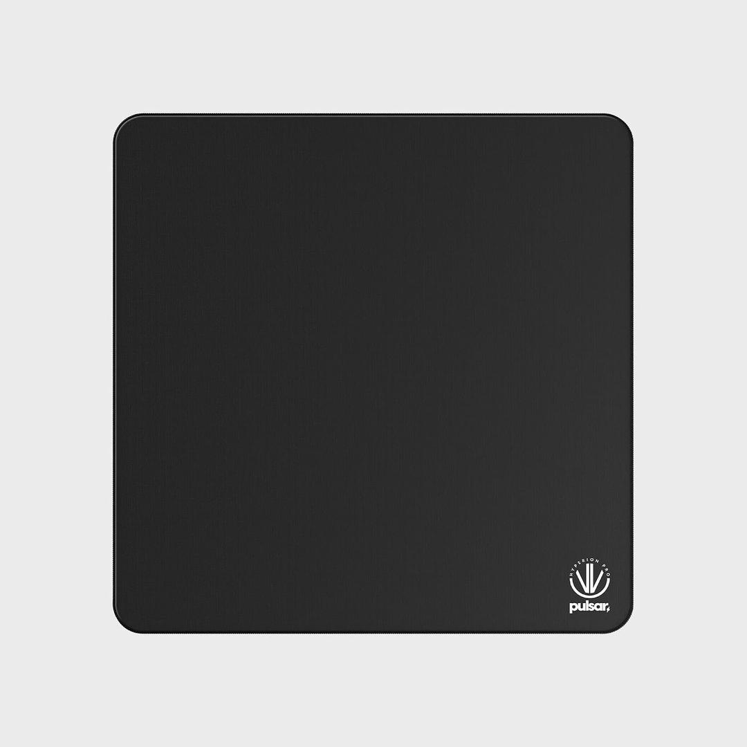 Pulsar Gaming Gears Esports Hyperion Pro Gaming Mousepad Hybrid Surface with Smooth Glide & Precise Control (X-Large SQ, Soft, Jet Black)