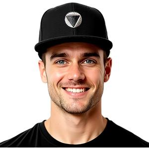 Hats for Boys - Snapback Hats for Men, Fitted Snap Back Brim Hat | Youth Flat Bill Hats, One Size (Black) 21-23 in - (One Size)