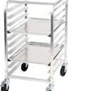 Winco 10-Tier Aluminum Sheet Pan Rack with Brake