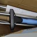 Heavy-Duty Floor Scraper with Long Handle (37''-51.5''), 4-Inch Metal Scraper Cleaning Tool, Comes with 10 Blades, Suitable for Cleaning Walls, Glass, Adhesives, Chewing Gum, and Ceilings, 37in