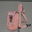 Water Bottle Holder with Strap, Insulated Crossbody Sling Bag, Carrier with Phone Pocket for Walking Hiking Camping Fishing