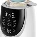 Papablic NutriWarm Swirlable Bottle Warmer  Advanced Nutrient-Preserving Warming Technology, Fast and Even Warming for Breastmilk & Formula, Precise Temperature Control, Easy to Use (Black)