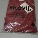 SKAVIJ Men's Pure Cotton Solid Kurta Pajama Set Round Neck Daily Wear Casual Yoga Dress (Red, XL)