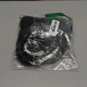 Sallcks Black White Wig Long Curly Wavy Split 2 Tone Wigs With Bangs Synthetic Cosplay Costume Halloween Wigs for Women