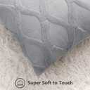 decorUhome Summer Throw Pillow Covers 20x20 Inch Set of 2, Soft Plush Faux Fur Wool Grey Accent Couch Pillow Covers for Modern Farmhouse Bed Sofa Living Room