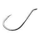 Gamakatsu 341313 Octopus Light Hook (6 Pcs), Size 3/0 And/Or 1/0, Silver 2 Pack