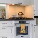 2 x Funky Y2K Orange Kitchen Towels, Trendy Preppy Disco Ball Orange Hand Towels for Kitchen Bathroom Dorm Decor, Retro Orange Fruit Dish Tea Towels Orange Hand Towels for Bathroom 16x24 Inch