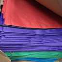 Zhehao 200 Pcs Pencil Pouches for 3 Ring Binder, Bulk Zipper Pencil Pouch Pen Case with Mesh Window Cloth Double Pocket 3 Hole Bag for Storing School Office Supplies (Multicolor)
