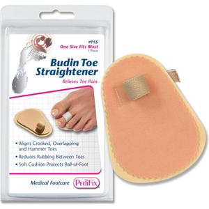 Pedifix Toe Straightener – Gentle Toe Alignment Support for Hammer Toes, Crooked or Overlapping Toes – One Size Fits Most.3 pack