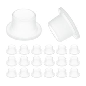 20-Pack Faucet Leak Proof Sealing Gasket, Tube Seal Sleeve Silicone Plugs Leak-Proof Sealing Gaskets for Plumbing Fixtures, Rubber Pipe Sealing Rings White