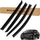 Vent Shades Rain Guards for Chevy Malibu 2016 2017 2018 2019 2020 2021 2022 2023 2024 2025 Accessories, for Chevy Malibu Window Deflectors Window Visors