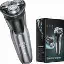 Electric Razor for Men, IPX7 Waterproof Shaver (Powder Blue)