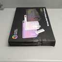 Wireless Keyboard and Mouse Combo - 9 Backlit Effects, RGB, Ergo Wrist Rest, Phone Holder, 2.4G Full Size, Rechargeable, Sleep Mode, KM22 MAX Quiet Set for Computer, PC, Laptop, Mac, Windows- SABLUTE (Classic Black)