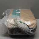 BOBOMOMO 24" Traditional Farmhouse Table Lamp Set of 2, Vintage Resin Lamps for Living Room Bedroom, Rustic Nightstand Lamp with Linen Shades, Retro Black Table Lamps for Living Room, Bedroom, Office, Medium 