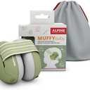 Alpine Muffy Baby Ear Protection for Babies and Toddlers up to 36 Months - CE & ANSI Certified - Noise Reduction Earmuffs - Comfortable Baby Headphones Against Hearing Damage & Improves Sleep - Green