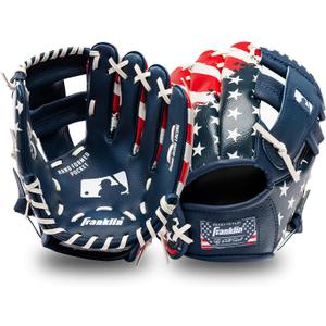 Franklin Sports Kids Baseball Gloves - RTP Youth Teeball Glove, Size: 9.5"