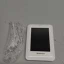 Newentor CO2 Monitor, Indoor Air Quality Meters, Carbon Dioxide Detector with Voice Alert, Large Display CO2 Tester, Temperature Humidity Sensor, Alarm Clock for Home, RV, Grow Tents, White (Pack of 1)