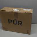 PUR 30-Cup Countertop Water Filter Dispenser, 1 Genuine PUR Filter, 2-in-1 Powerful Filtration, Lasts 2 Months or 40 Gallons, Dishwasher Safe, White/Blue (DS1800Z)