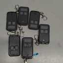 Kingdder 6 Pcs Universal 890MAX Garage Door Opener Remote Compatible with Chamberlain LiftMaster 3 Button Garage Door Opener Remote with Key Chain for 5 Colors Learning Buttons