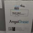 Elongated Toilet Seat Molded Wood Toilet Seat with Quietly Close and Quick Release Hinges, Easy to Install also Easy to Clean by Angol Shiold (Elongated, Walnut)