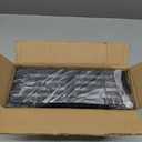 4 Pack Magnetic Spice Rack Organizer for Refrigerator and Oven, Black Fridge Organizers and Storage for Kitchen