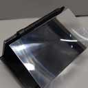 Mobile Phone Magnifier Screen, 2026 New 3D HD Magnifying Projector Screen Enlarger for Movies, Videos and Gaming, Foldable Phone Stand with Screen Amplifier, Compatible with All Smartphones (Black)