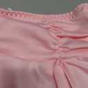 Avidlove Mini Skirt Flowy Stretchy Hem Sexy Y2k Asymmetrical Skirt with Drawstring Ruched Bow Beach Short Skirt (Dark Pink Medium Short)