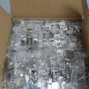 Cabinet Hinges - 24 Pack for 1/2 inch Overlay Cabinet, Face Frame Concealed 105Deg Self Closing Hinges, Stainless Soft Close Cabinet Door Hinges with Mounting Screws and Repair Plate