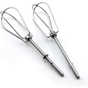 Hand Mixer Turbo Beater for Kitchen Aid W10490648 Replaces KHM2B, KHM5, AP5644233, PS4082859, W10240913 (2 PACK) by AMI PARTS