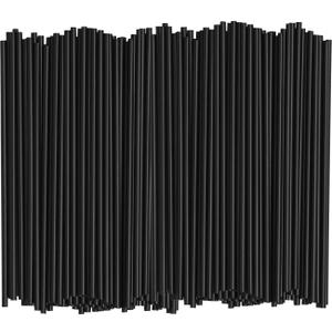 Comfy Package [1000 Count] 5 Inch Coffee & Cocktail Stirrers/Straws Disposable Plastic Sip Stir Swizzle Sticks - Black
