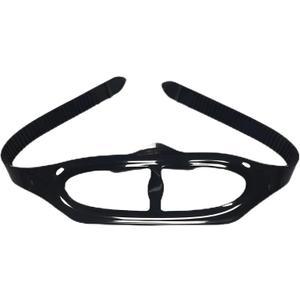 1Pcs Universal Silicone Replacement Scuba Mask Strap, Black Dive Mask Strap, Swimming Goggles Glasses Head Band Parts Accessories for Diving Swim Snorkel