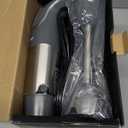 Mueller Multistick 800W 4-in-1 Immersion Blender Handheld, 12 Speed Hand Mixer - Turbo Boost, Heaviest Duty Copper Motor, Titanium Blades Hand Blender, Milk Frother Wand, Whisk, Beaker, Chopper, Grey