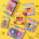 Burt's Bees Gifts Ideas - In Full Bloom Lip Balm Set, Original Beeswax, Dragonfruit Lemon, Tropical Pineapple & Strawberry, Natural Origin Lip Treatment, 4 Tubes, 0.15 oz.