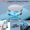 Zapica Magnetic for iPhone 12 Case & iPhone 12 Pro Case, [Compatible with MagSafe] [Military Grade Drop Protection] Translucent Matte Shockproof Anti-Scratch Phone Cover, Light Blue