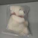 11.4 Small Teddy Bear with Heart Cute White Teddy Bear Stuffed Animals Soft Stuffed Bear Plush Bear Plushie Toys Gifts for Girlfriend Boyfriend Kid