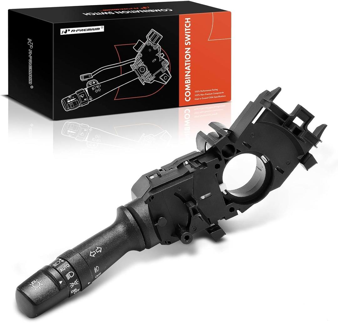 A-Premium Turn Signal Switch, Headlight Dimmer (Auto), Parking Fog Light Multifunction Switch Lever Compatible with Hyundai Elantra 2013 2014 2015 2016