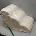 MIHIKK Dog Stairs Ramp, Curved 3-Step Dog Steps for Small Dogs and Cats, Pet Stairs for High Beds and Couch with Anti-Slip Washable Cover and Durable High Density Foam, Beige