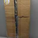 Amazon Basics 35-inch Large Rolling Duffel Bag with Wheels and Handle, Travel Duffle with Durable Ripstop Polyester Material, 2 Layers of Storage Space, Multiple Interior and Exterior Pockets, Black